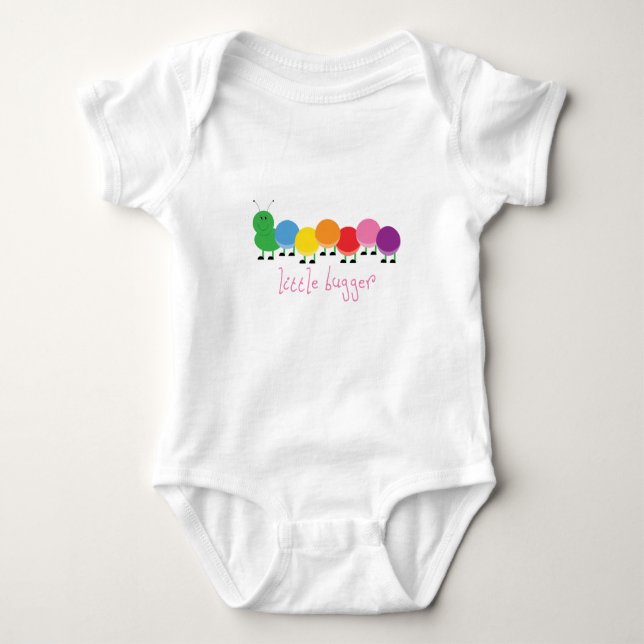 Little Bugger Caterpillar Baby Bodysuit (Front)
