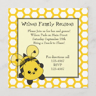 Little Bumble Bee Cutie Invitation