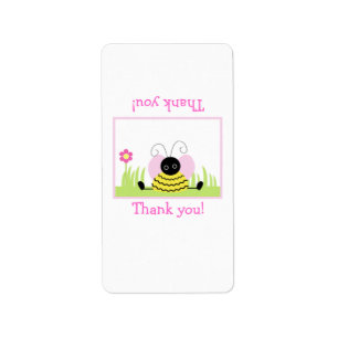 Little Bumble Bee Hershey Mini Wrapper Template Label