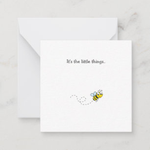 Little Bumble Bee Thank You Note Card