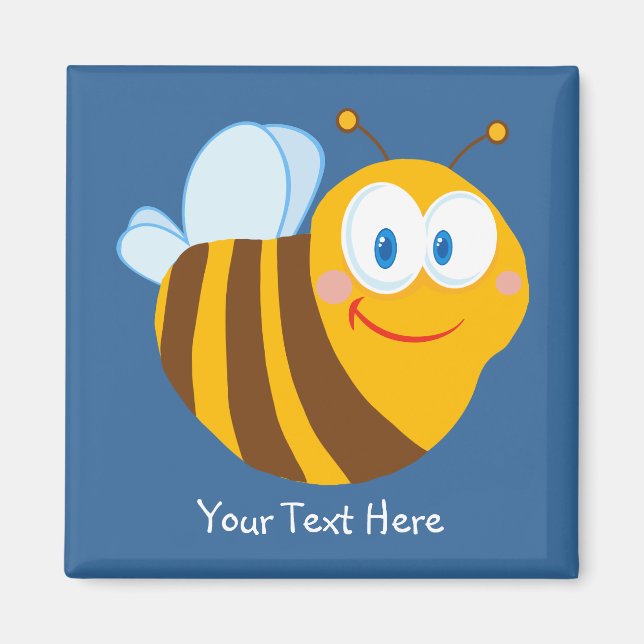 Little Bumblebee (personalized) Magnet (Front)