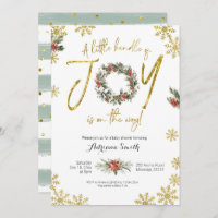 Little Bundle of Joy Baby Shower Invitation