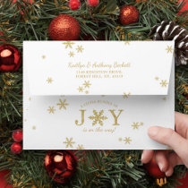 Little Bundle Of Joy Christmas Baby Shower Envelope