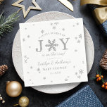 Little Bundle Of Joy Christmas Baby Shower Napkins<br><div class="desc">Celebrate in style with these trendy baby shower napkins. This design is easy to personalize with your special event wording and your guests will be thrilled when they see these fabulous napkins.</div>