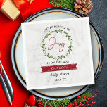 Little Bundle Of Joy Christmas Baby Shower Napkins<br><div class="desc">Celebrate in style with these trendy baby shower napkins. This design is easy to personalize with your special event wording and your guests will be thrilled when they see these fabulous napkins.</div>