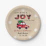 Little Bundle of Joy | Christmas Baby Shower Paper Plates