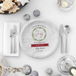 Little Bundle Of Joy Christmas Baby Shower Paper Plates<br><div class="desc">Celebrate in style with these trendy baby shower paper plates. The design is easy to personalize with your own wording and your family and friends will be thrilled when they see these fabulous party plates.</div>