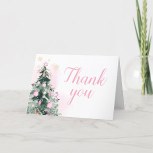 Little Bundle of Joy Christmas Letterpress Thank You Card