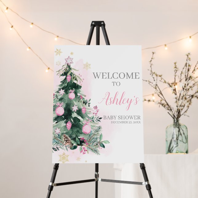 Little Bundle of Joy Christmas Welcome Signs (In Situ (Stand))