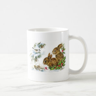 Little Bunnies Christmas Coffee Mug
