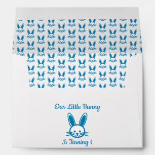 Little Bunny 1st Birthday Envelope