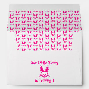 Little Bunny 1st Birthday Envelope