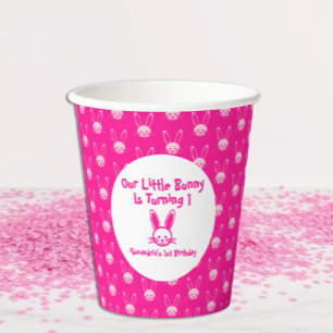 Little Bunny 1st Birthday Paper Cups