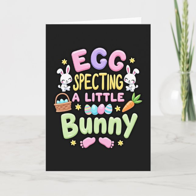 Little Bunny Arrival Card (Front)