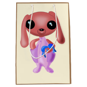 Little Bunny Baby Gift Bag - Your Colors - Text