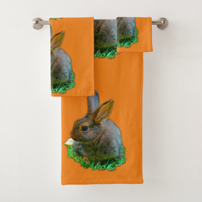 Little Bunny Bath Towel Set (Insitu)