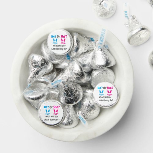 Little Bunny Gender Reveal Hersheys Kisses