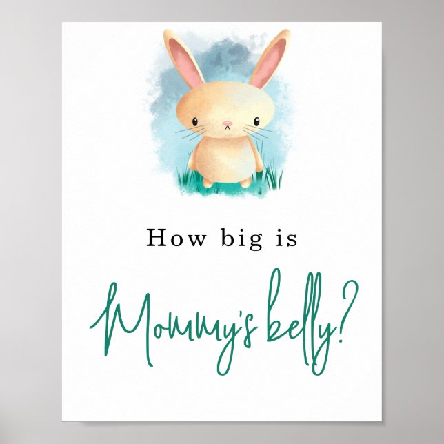 Little Bunny - How big is Mommy's belly Poster (Front)