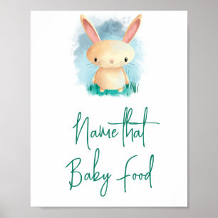 Little Bunny - Name that Baby food Poster