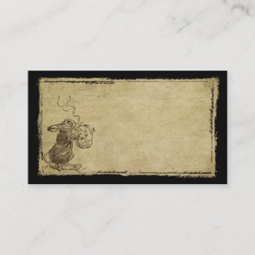 Little Bunny With Teapot_ Prim Biz Cards