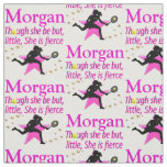 LITTLE BUT FIERCE PERSONALIZED TENNIS FABRIC