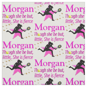 LITTLE BUT FIERCE PERSONALIZED TENNIS FABRIC