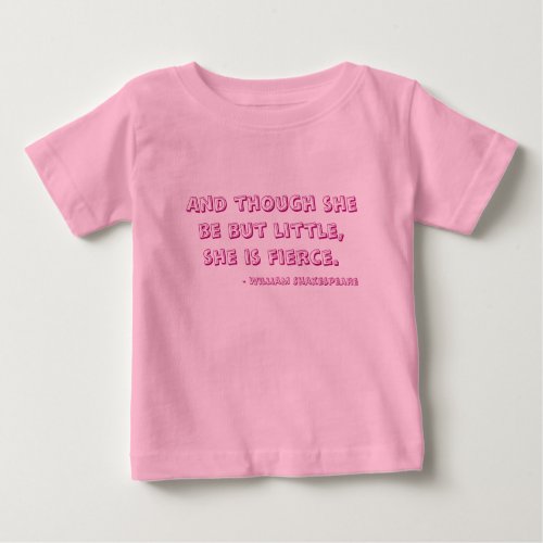 Little But Fierce Shakespeare T_Shirt