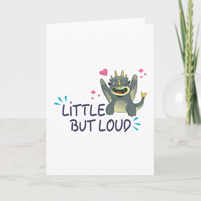 Little but loud card (Front)
