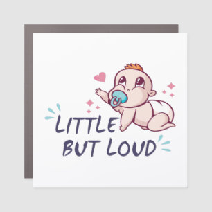 Little but loud tank top car magnet