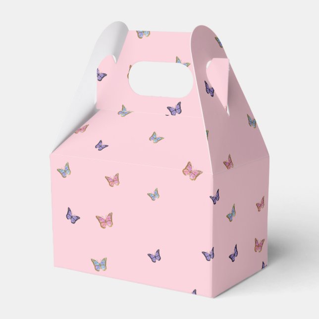 little butterflies  favor boxes (Front Side)