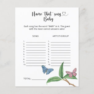 Little Butterflies - Name that Baby Song