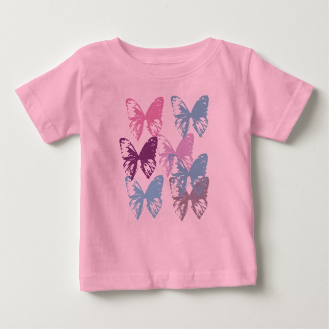 Little butterflies tshirt for baby (Front)