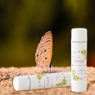 Little Butterfly Baby Shower Lip Balm