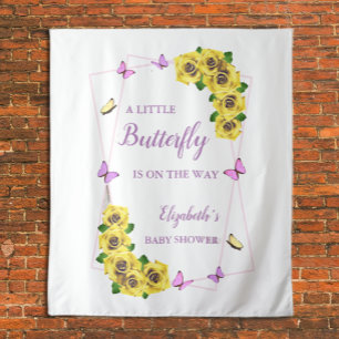 Little Butterfly Baby Shower Tapestry