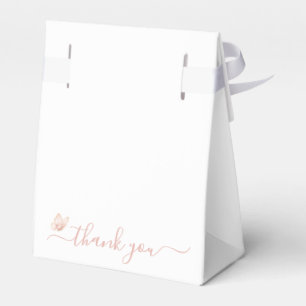 Little Butterfly Baby Shower Thank You Favor Boxes
