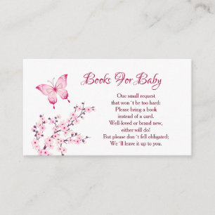 Little Butterfly Books For Baby Enclosure Card