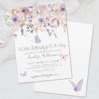 Little Butterfly Wildflower Baby Shower