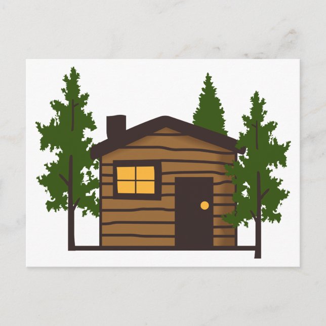 Little Cabin Postcard (Front)