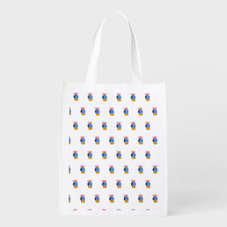 Little cactus grocery bag