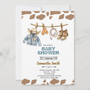 Little Camper Baby Shower Invitation