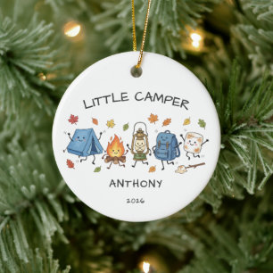 Little Camper Kids Christmas Ornament