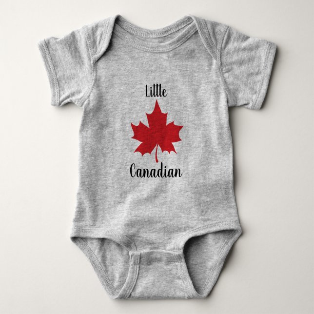 Little Canadian Baby Jumper Bodysuit (Front)
