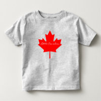 Little Canadian red maple leaf Canada toddler