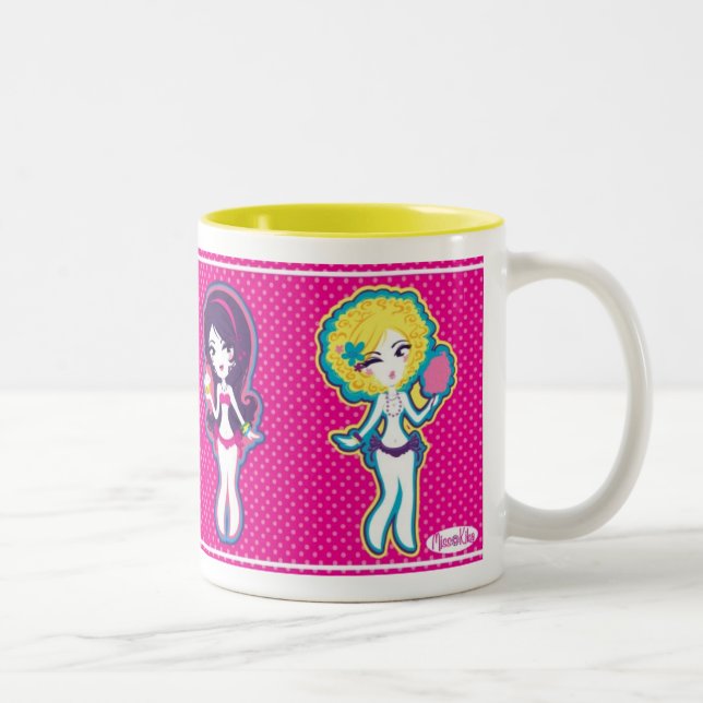 Little Candy Girls Two-Tone Coffee Mug (Right)