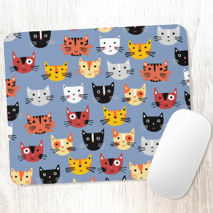 Funny cat meme face' Mouse Pad