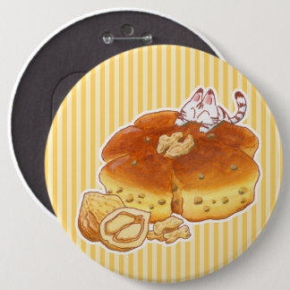 Little Cat & Walnut bread Button
