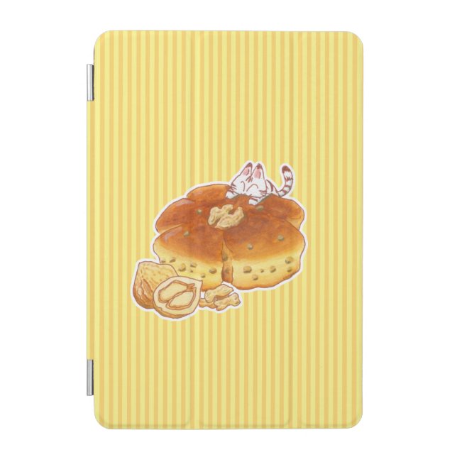 Little Cat & Walnut bread iPad Mini Cover (Front)