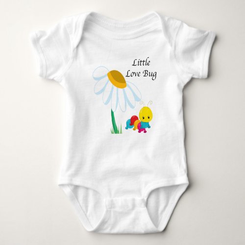 Little Caterpillar Love Bug Baby Bodysuit