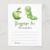 Little Caterpillar Time Capsule Message (Front)