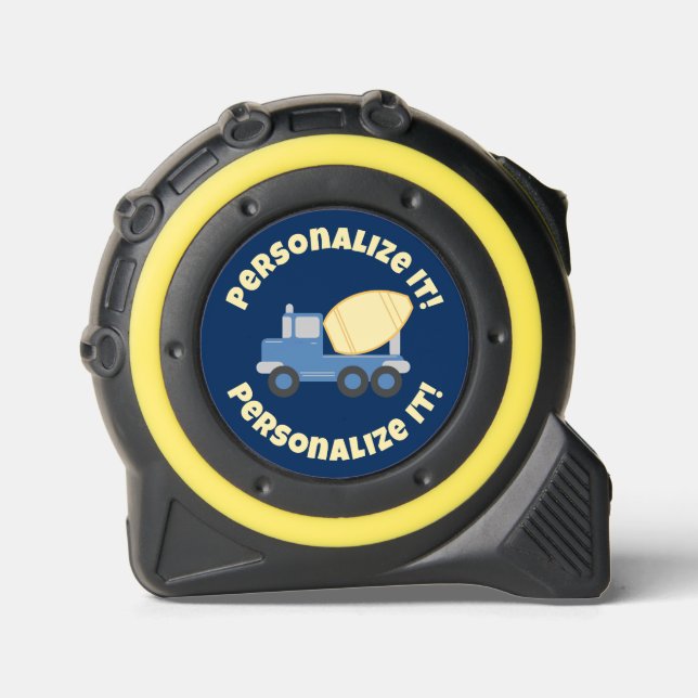 Little Cement Truck Tape Measure (Front)